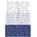 Скрап-карта А5 "Свадебные надписи. Курсив синие" (Scrapmama)