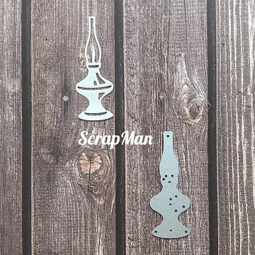 Нож "Лампада", 2х6 см (ScrapMan)