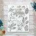 Чипборд "Снежная клюква.  Белочка с лисичкой" (ScrapMania)