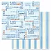 Набор бумаги 20х20 см "Морячок", 12 листов (ScrapMania)