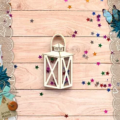 Чипборд "Новогодние традиции. Шейкер. Фонарь. Мини" (ScrapMania)