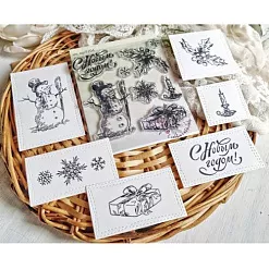 Штамп "Новогоднее настроение", 6,5х5 см (AgiArt)