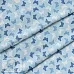 Отрез ткани 79х50 см "Бабочки на голубом" (Cotton)