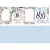 Лист с картинками 10х30 см "Новогодние гномы. Карточки" (ScrapMania)