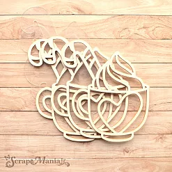 Шейкер "Волшебный снегопад. Чашечка с сердечком. Большой", 9,5х11 см (ScrapMania)