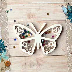 Чипборд "Вечные странники. Шейкер. Бабочка мини" (ScrapMania)