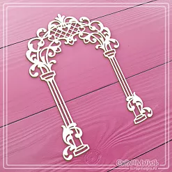 Чипборд "Ажурная арка. Большая" 8х11,6 см (СкрапМагия)