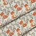 Отрез ткани 79х50 см "Лисички" (Cotton)
