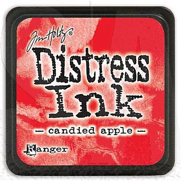 Штемпельная подушечка мини Distress Ink "Candied Apple" (Ranger)