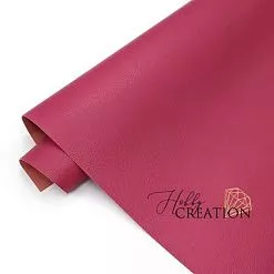 Отрез экокожи 50х70 см "Переплетный. Тиснение под кожу. Малиновый" (HobbyCr)