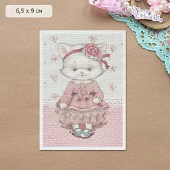 Тканевая карточка "МурТильда. Барышня" (ScrapMania)