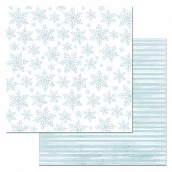 Бумага "Этника новогодняя. Снежинки" (ScrapMania)