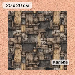 Калька 20х20 см "Лукоморье 06", плотность 110 гр/м2 (ScrapMania) Калька 20х20 см "Лукоморье 06", плотность 110 гр/м2 (ScrapMania)