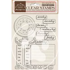 Набор штампов "Create Happiness. Weekly planner", 23 шт (Stamperia)