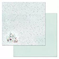 Бумага "Этника новогодняя. Снегопад" (ScrapMania)