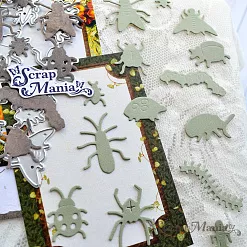 Нож "Насекомые", 2,5х2,2 см (ScrapMania)