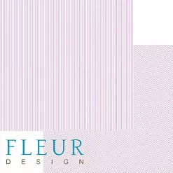 Набор бумаги 30х30 см "Чисто и просто, базовая", 14 листов (Fleur-design)