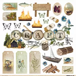 Бумага "Хочу в поход. Поход" (CraftPaper) Бумага "Хочу в поход. Поход" (CraftPaper)