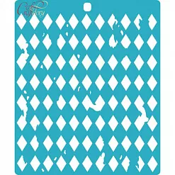 Трафарет 15х17 см "Винтажные ромбы" (CraftStory)