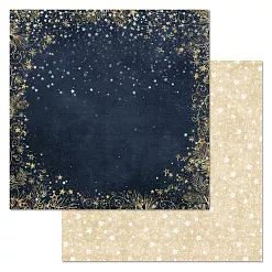 Набор бумаги 20х20 см "Фономикс. Новогодний", 12 листов (ScrapMania)