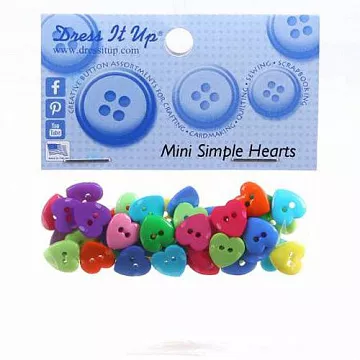 Набор пуговиц "С любовью!" (Dress It Up)