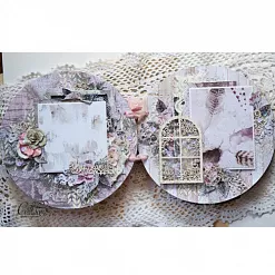 Заготовка для альбома 20х20 см "Снежинка 2" (CraftStory) Заготовка для альбома 20х20 см "Снежинка 2" (CraftStory)