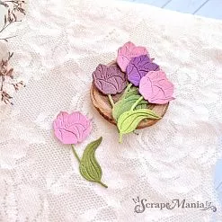 Нож "Весенний тюльпан. Цветок", 2,2х5,2 см (ScrapMania)