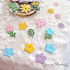 Нож "Полянка. Детские цветочки", 1,5х2,5 см (ScrapMania)