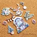 Набор тканевых высечек "Сочельник", 23 шт (ScrapMania)