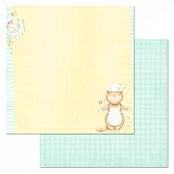 Набор бумаги 30,5х30,5 см "Усатый поваренок", 12 листов (ScrapMania) Набор бумаги 30,5х30,5 см "Усатый поваренок", 12 листов (ScrapMania)