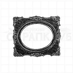Штамп "Старинная рамка", 6,2х5 см (Скрапклуб) Штамп "Старинная рамка", 6,2х5 см (Скрапклуб)