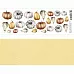 Лист с картинками 10х30 см "Щедрая осень. Тыквы" (ScrapMania)