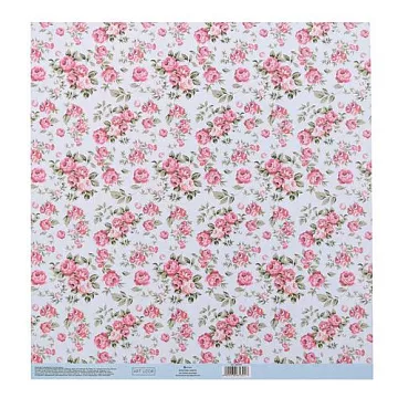 Бумага 30х30 см на клеевой основе "Райский сад" (АртУзор)