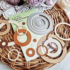 Нож "Сет круглых рамок 3", 8х8 см (AgiArt)