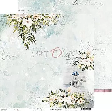 Бумага 30х30 см "Afternoon walk 06" (CraftO'clock)