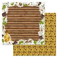 Набор бумаги 20х20 см "Банная", 6 листов (ScrapMania)