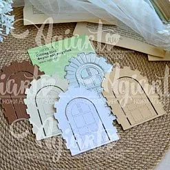 Нож "Дверь в старый замок", 9,2х7,1 см (AgiArt)