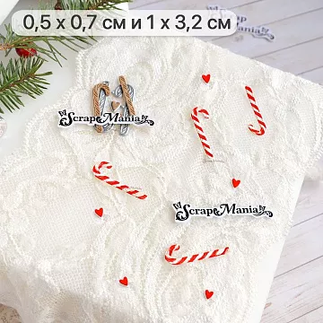 Нож "Добрый праздник. Леденцы", 1х3,2 см (ScrapMania)