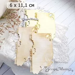 Нож "Блокнот. Фрагменты", 6х11,1 см (ScrapMania)