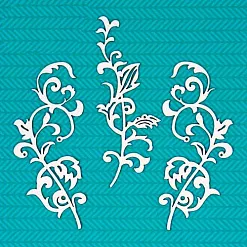 Набор украшений из чипборда "Завитки. Карина" (CraftStory)