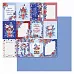 Набор бумаги 20х20 см "Снеговички", 12 листов (ScrapMania)