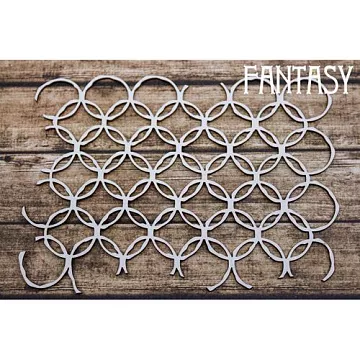 Чипборд "Фоновые круги 2282", 12,9х9,9 см (Fantasy)