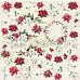 Бумага 30х30 см "Happy Holidays. Пуансеттии" (ScrapAndMe)