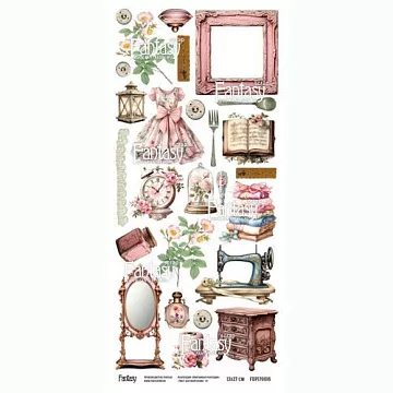 Бумага 13х27 см "Винтажная рапсодия 6" (Fantasy)