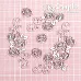 Чипборд "Свадебная роза", 11,4х5 см (Scrapiki)