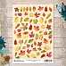 Скрап-карта А4 "Школьный вальс. Листья" (ScrapMania)