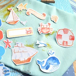 Набор высечек из бумаги "Морячок" (ScrapMania) 1 лист