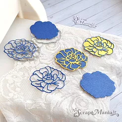 Нож "Пион 2", 4,2х5 см (ScrapMania)