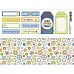 Лист с картинками 10х30 см "Роботы. Надписи 4" (ScrapMania)