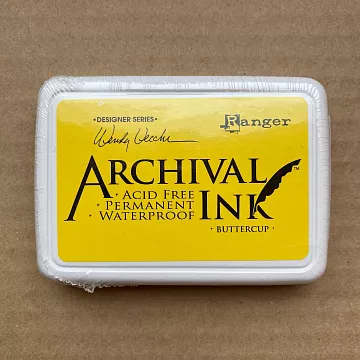 Водостойкая перманентная подушечка Archival Ink Buttercup Лютик (Ranger)